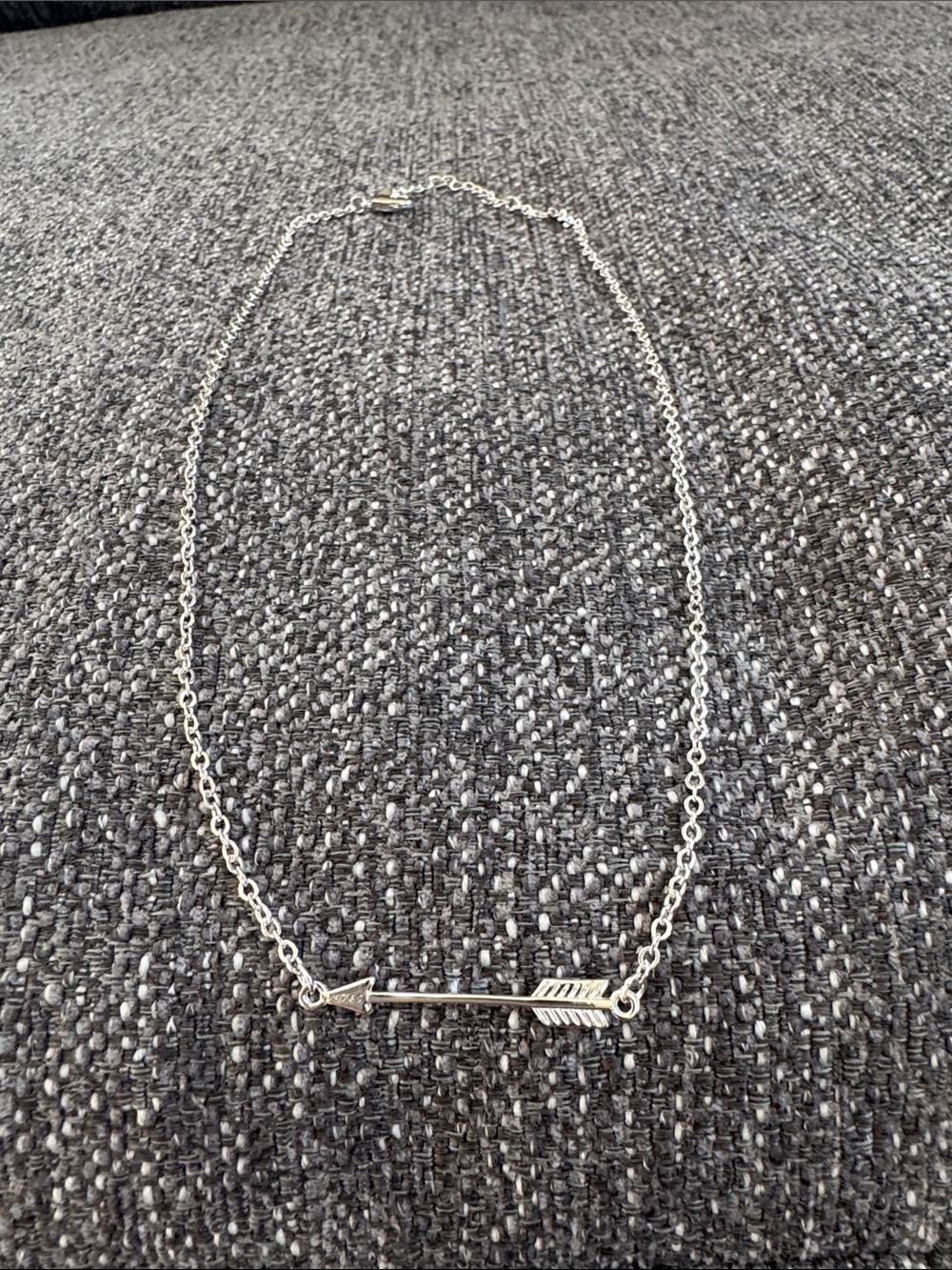 Sterling Silver 925 Arrow Necklace